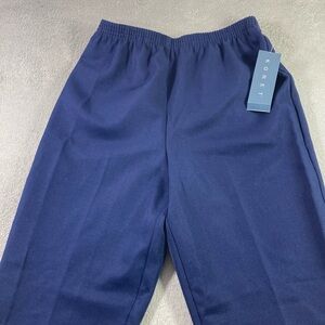 Koret Pant Women Size 10 Regular Navy Elastic Waist New With Tag